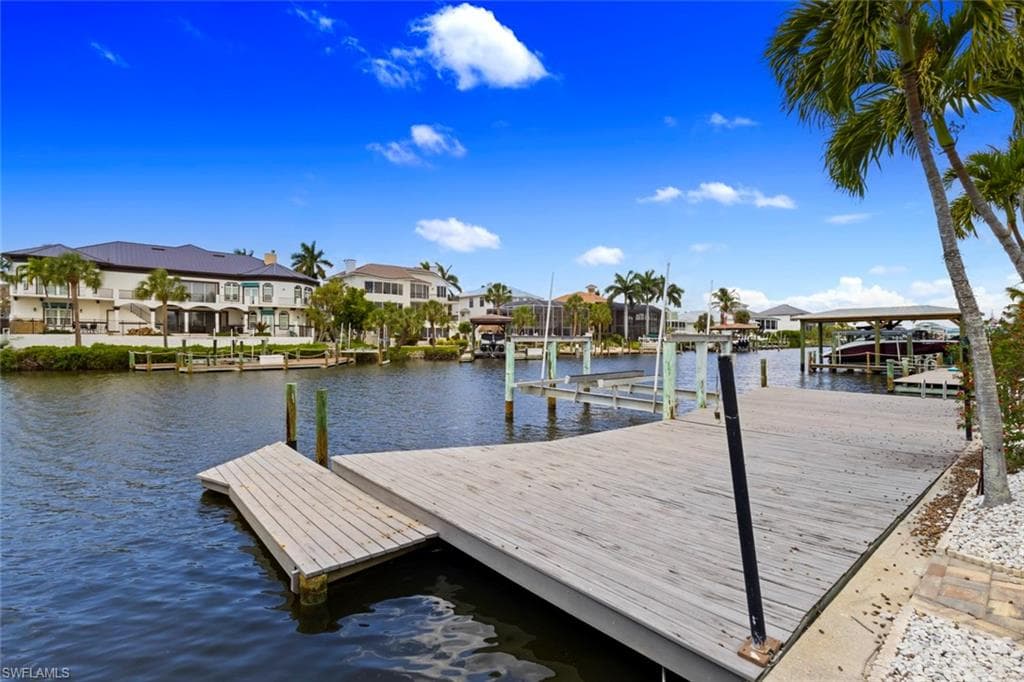 Large boat dock