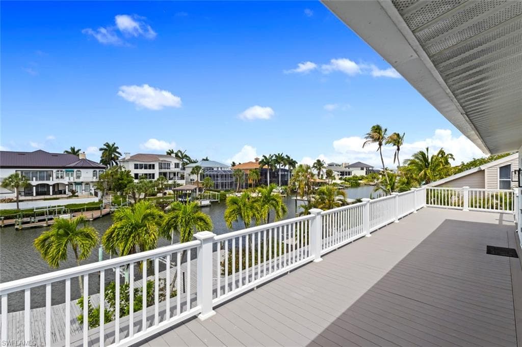 3rd floor balcony off the primary suite and loft