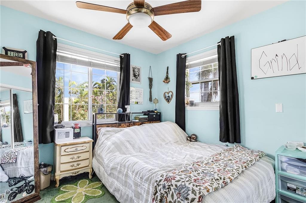 Guest bedroom with adjoining bathroom