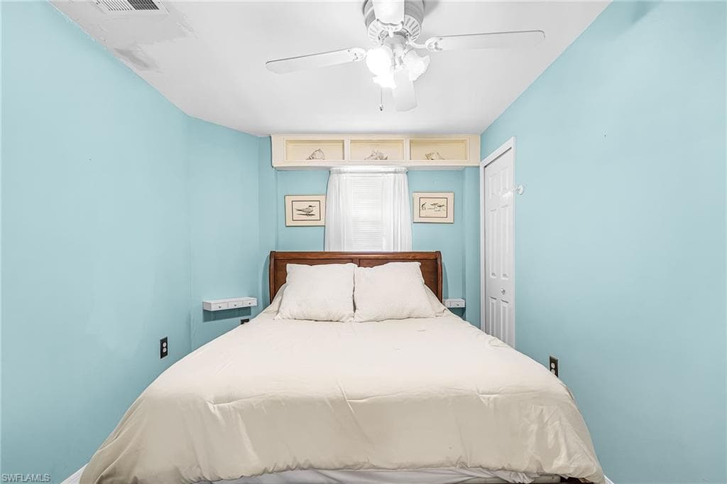 Bedroom in lower level for tenant or guest