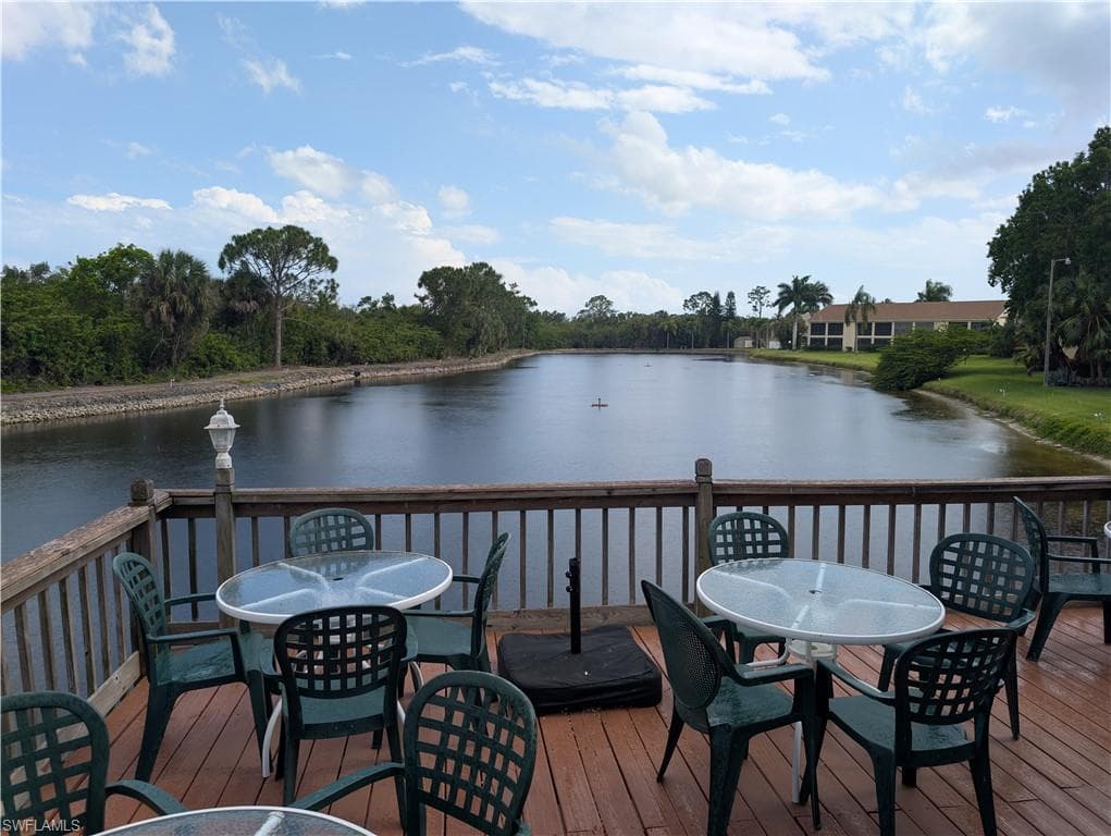 Community Dock and lake
