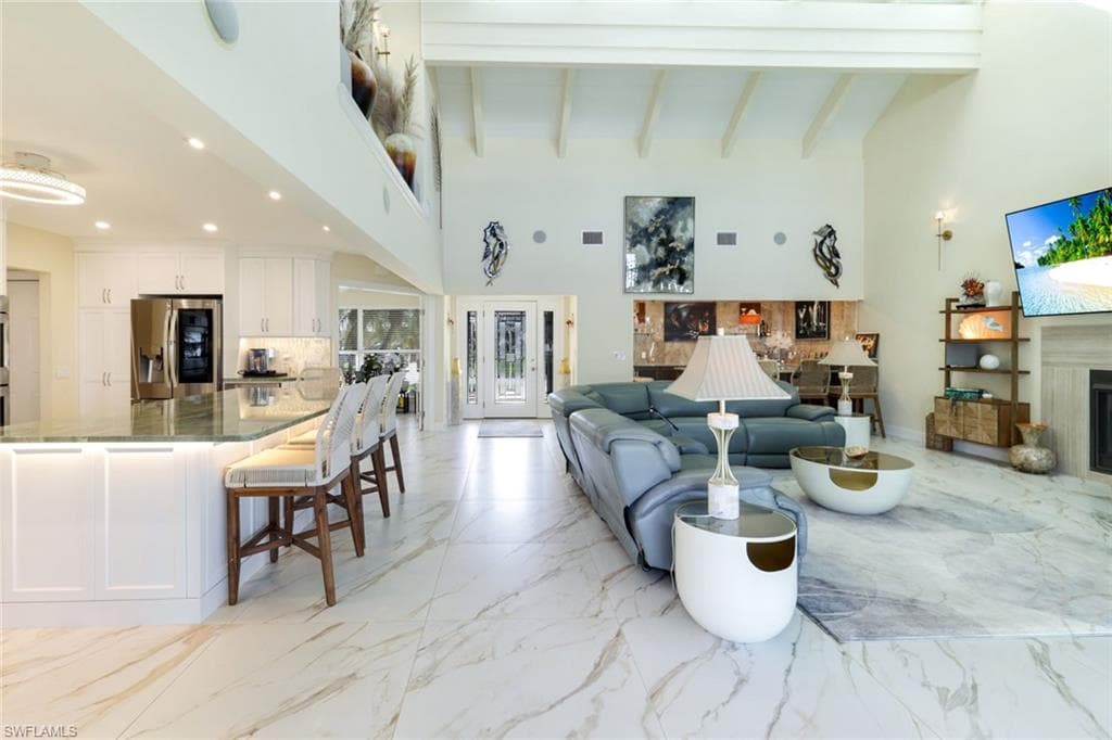 Open Floor Plan - Kitchen - Living - Bar - Flex Room