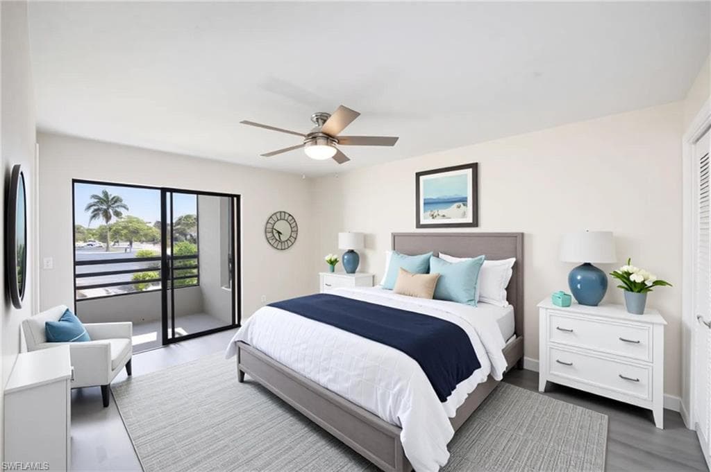 Virtual Staging Primary Bedroom different angle