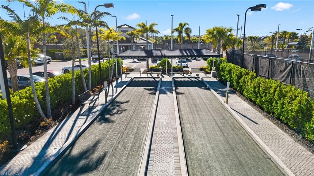 Bocce courts!