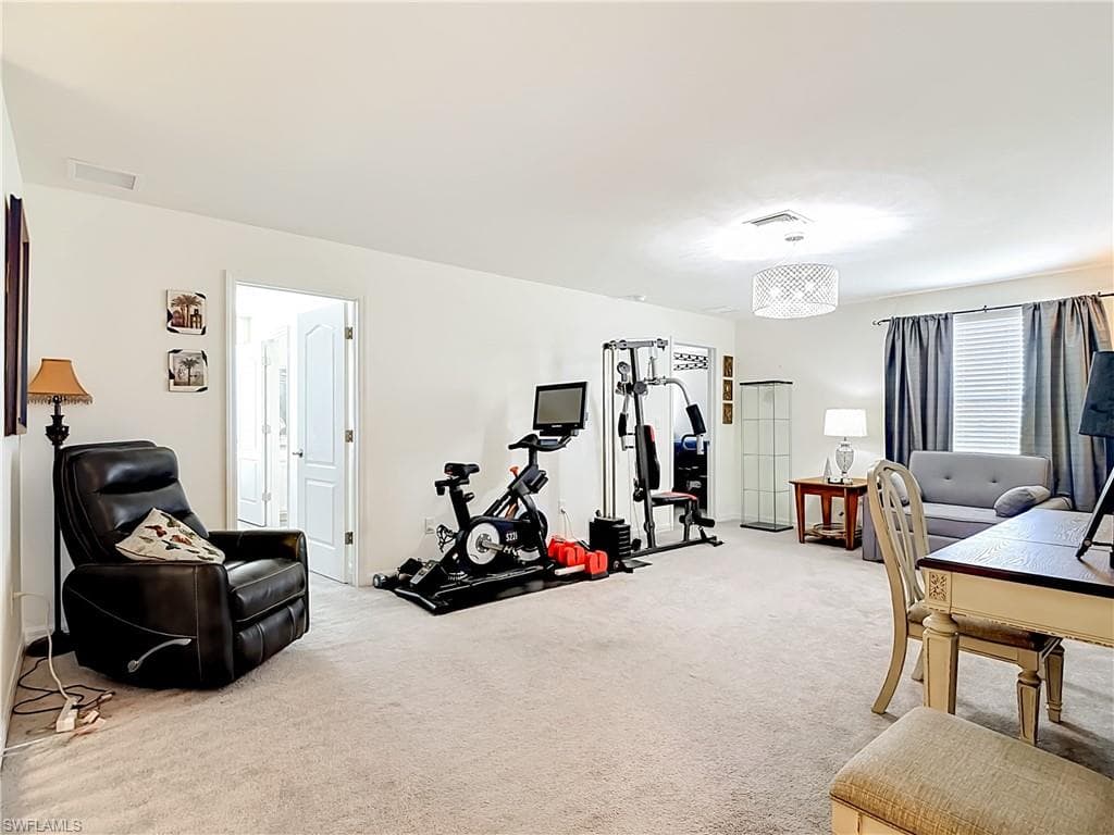 Loft/Bonus Room/Exercise Room located just up the stairs on the 2nd floor