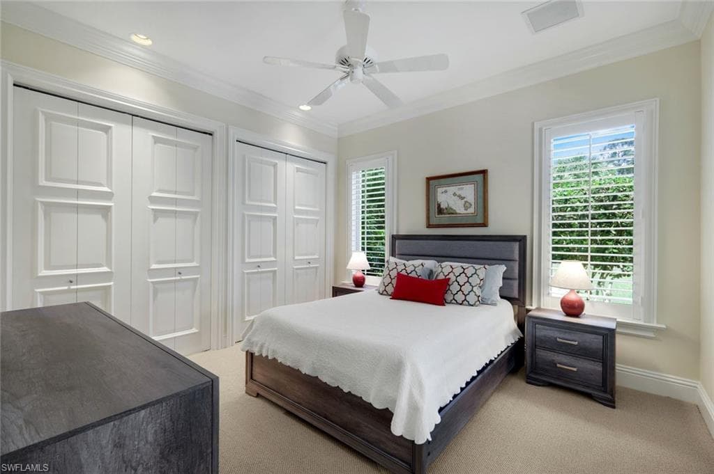 Bedroom Suite w/ Full-Wall Closets