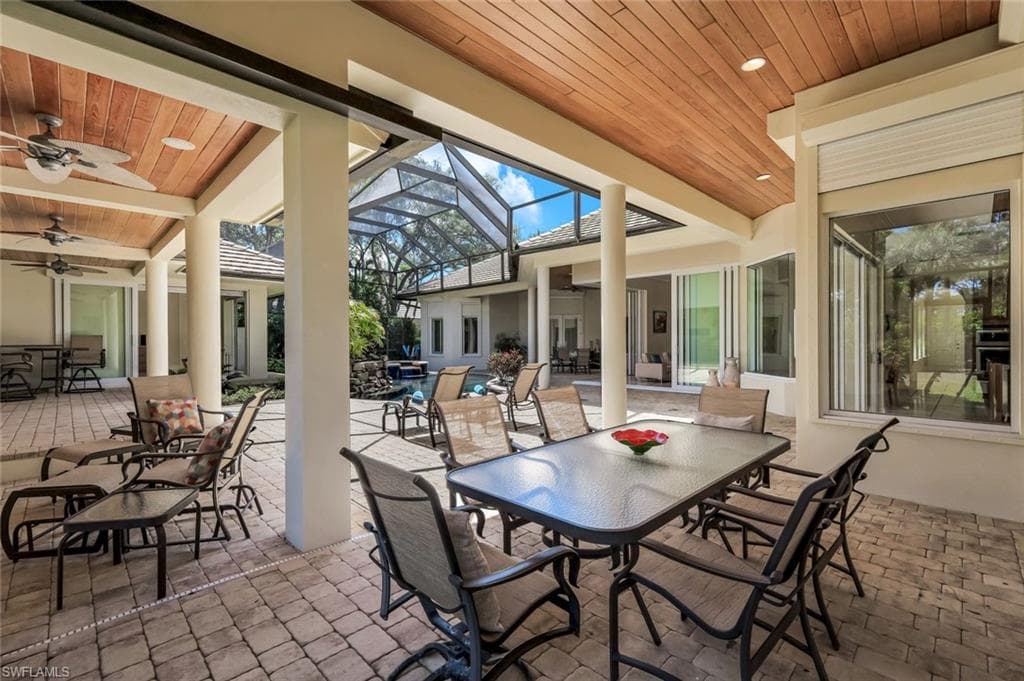 Extensive Covered Spaces for Outdoor Lounging & Entertaining
