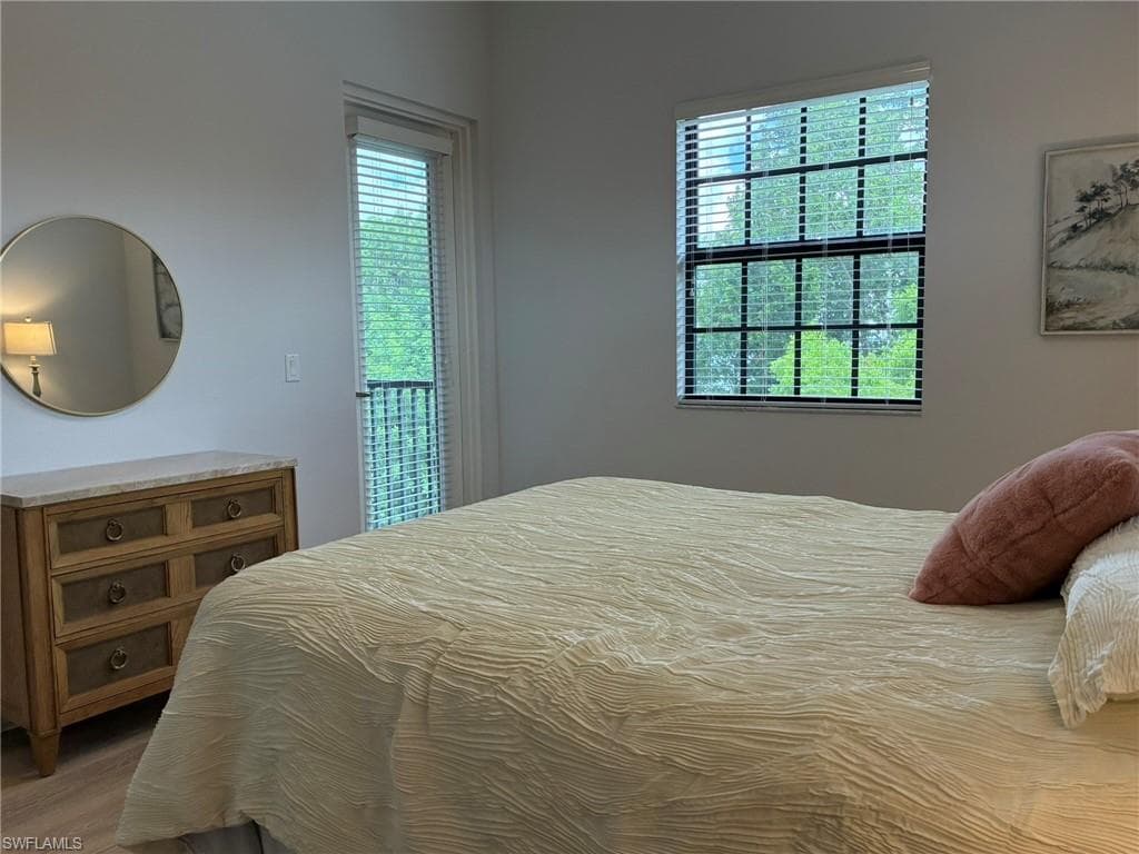 Light wood-finish flooring