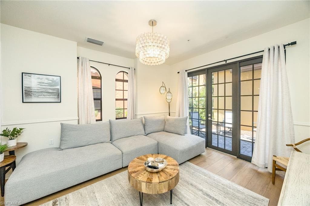 FRENCH DOORS TO PATIO