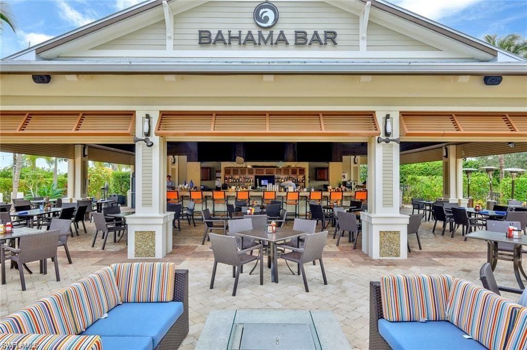 View of patio / terrace with an outdoor hangout area and outdoor dining area