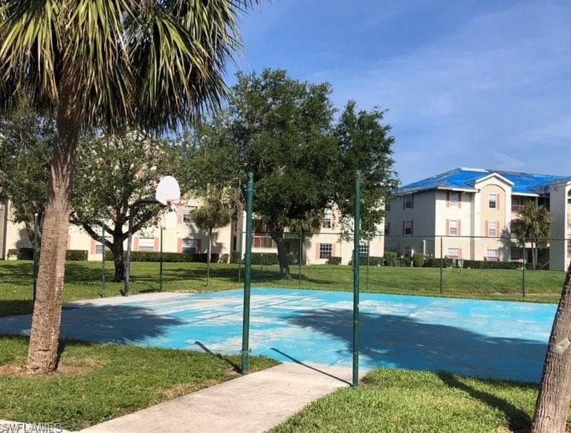Outdoor court for games