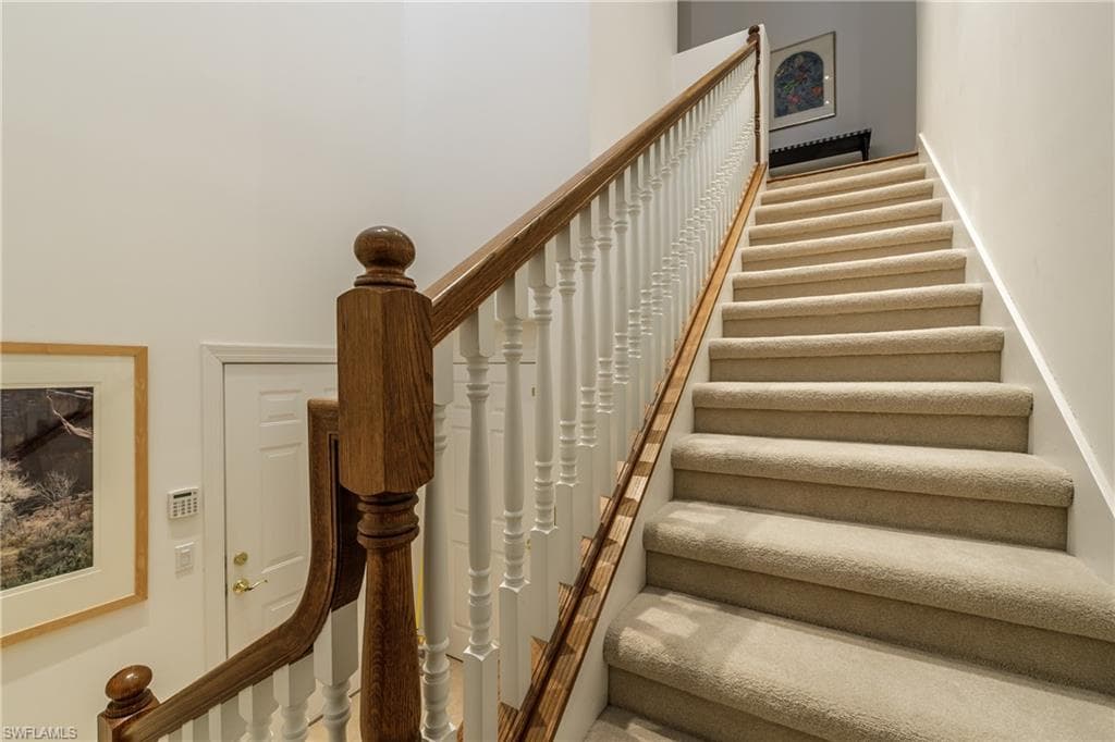 View of stairway