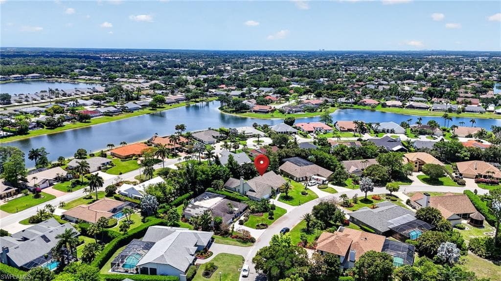 AERIAL VIEW OF HOME & KINGS LAKE