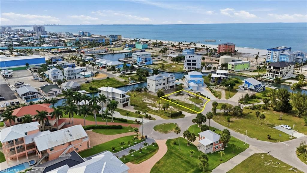 Coastal lot featuring partial water frontage and access to a paved roadway - Virtually Edited Image