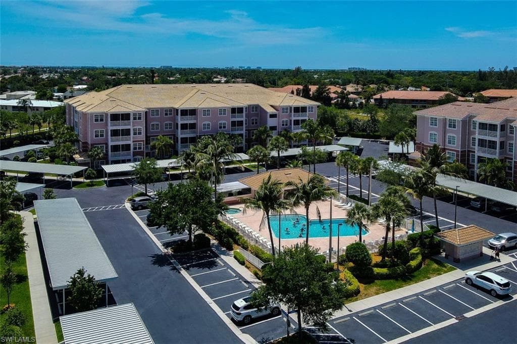 Aerial View of the lovely Large Community Heated Pool