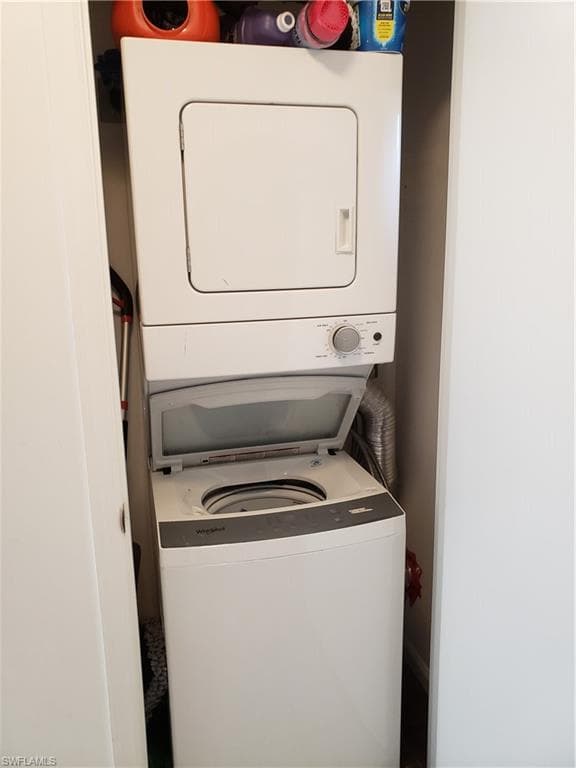 Laundry as you enter home on the right before the kitchen