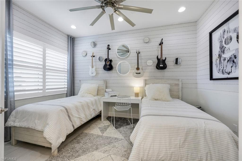 Den being used as Bedroom