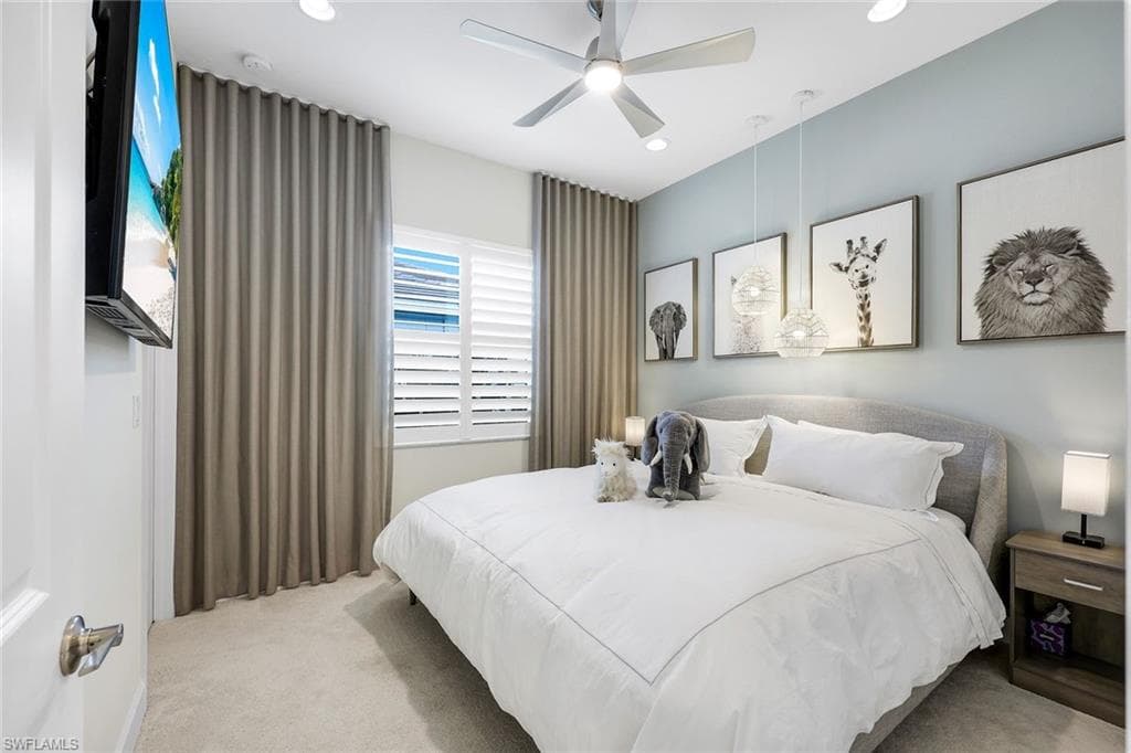 Guest Bedroom with Walk in Closet