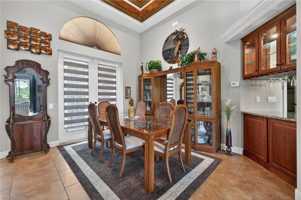 Dining area
