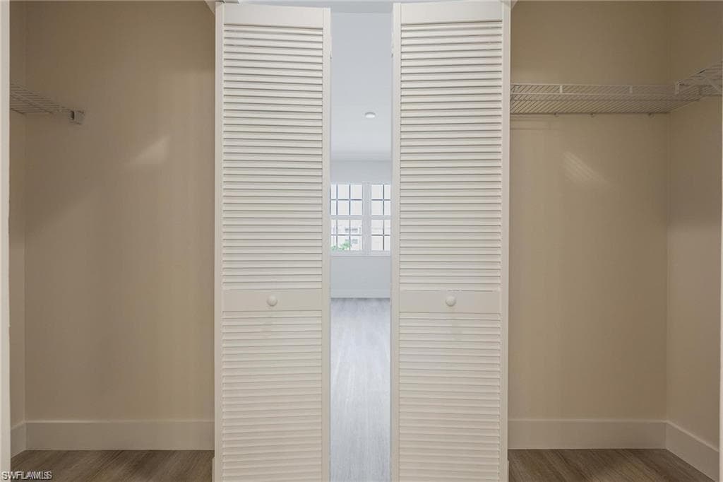 View of closet