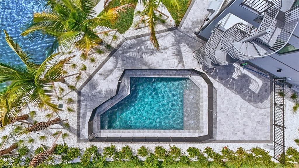View of swimming pool - VIRTUALLY EDITED