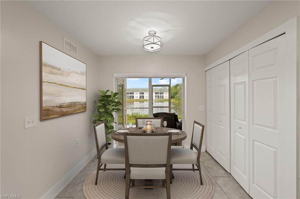 Kitchen Dining Area - Virtually Staged