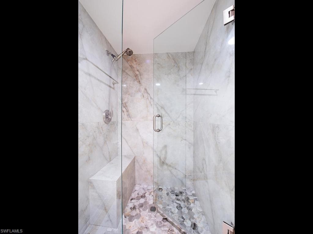 Marble shower