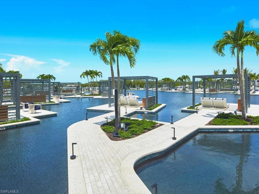 Lagoon Pool with Cabanas