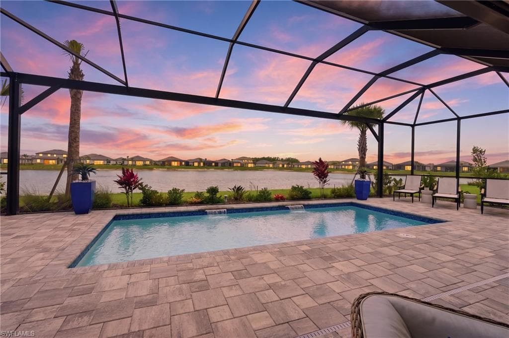 Custom Pool and Gorgeous Pond Views