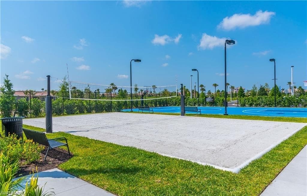 Sand Volleyball & Basketball Court