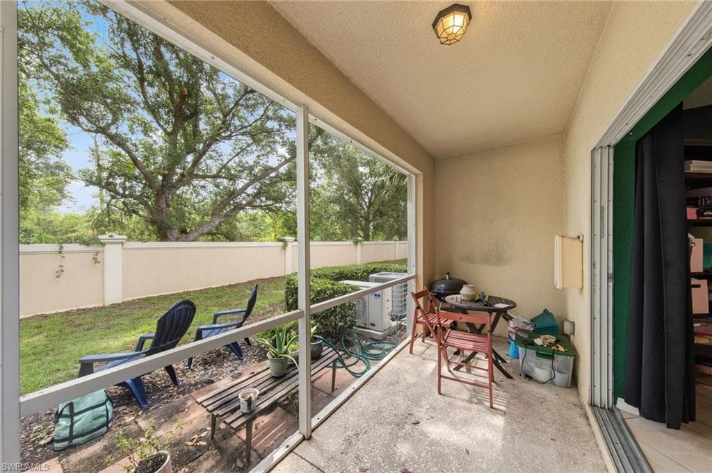 Screened lanai