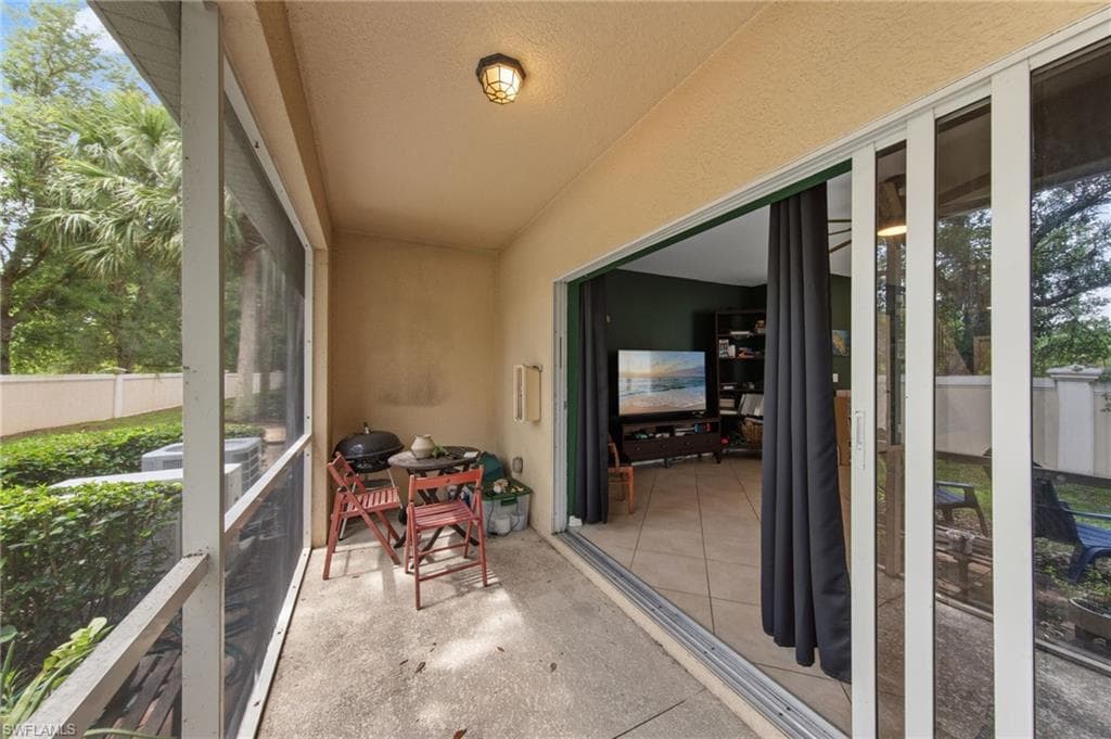Screened lanai