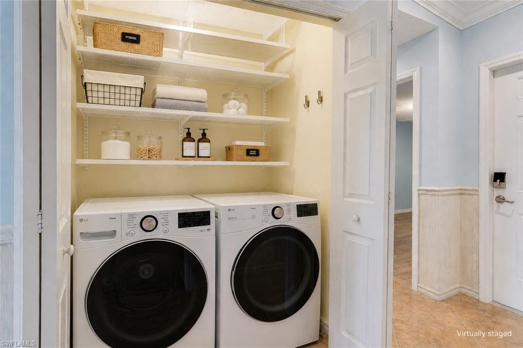 Laundry Inside of Property