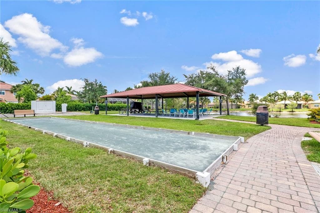 bocce court