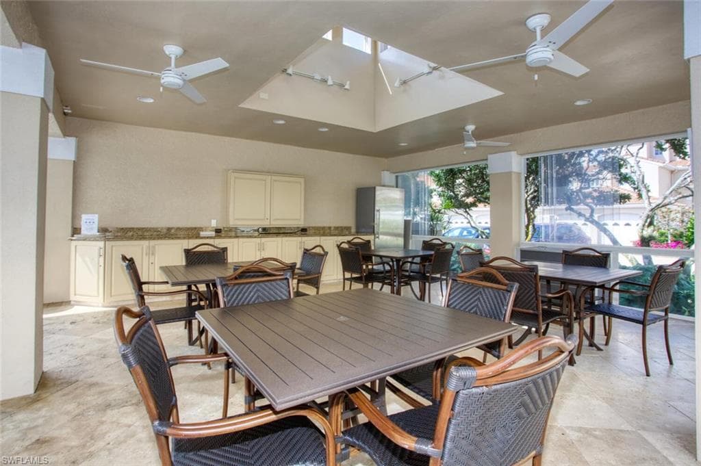 community room at pool area