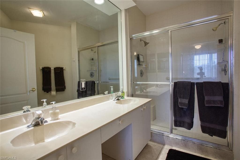 Master Bath with walk in shower