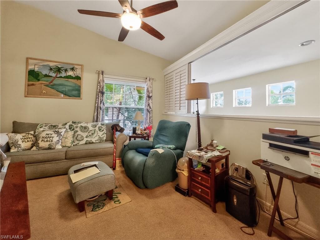 3rd Bedroom currently used as a Den/sitting area.