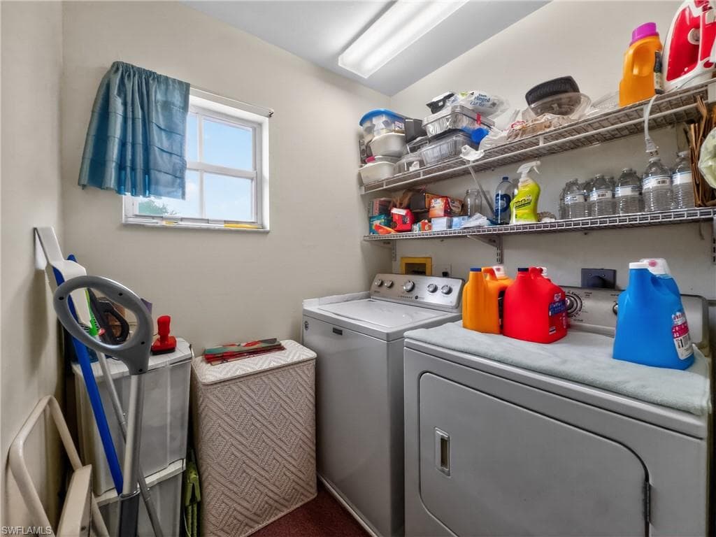 Laundry Room on main floor of Condo.