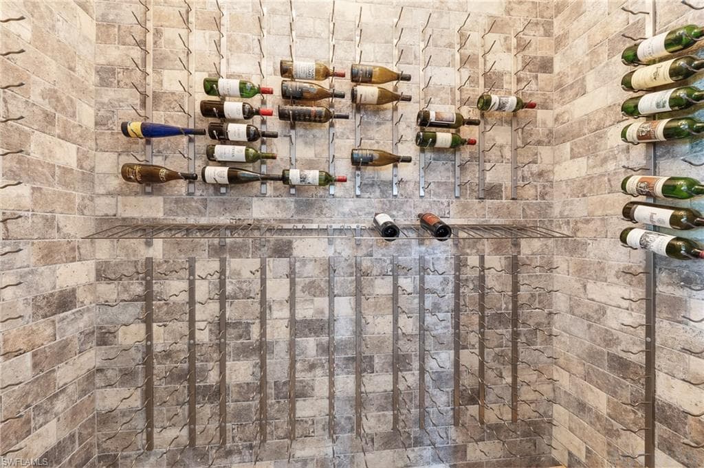 Stone wine room