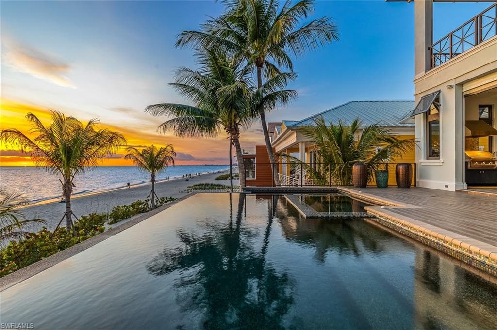 Sunset View from pool deck