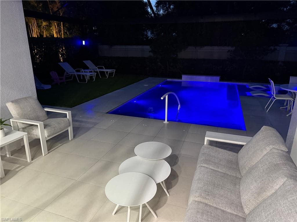 Pool at Night