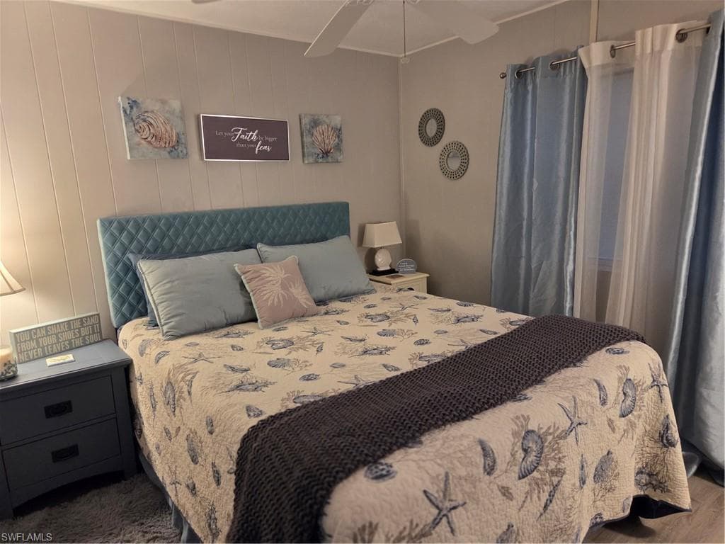 Spacious guest bedroom