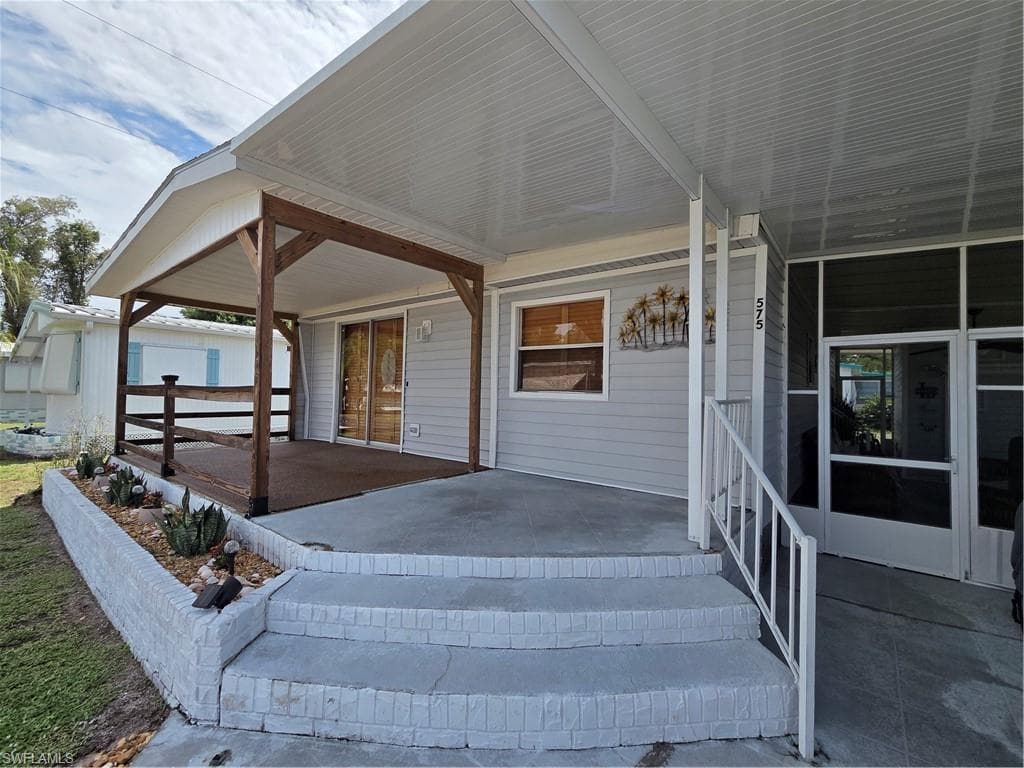 Large deck ideal for relaxing outdoors.