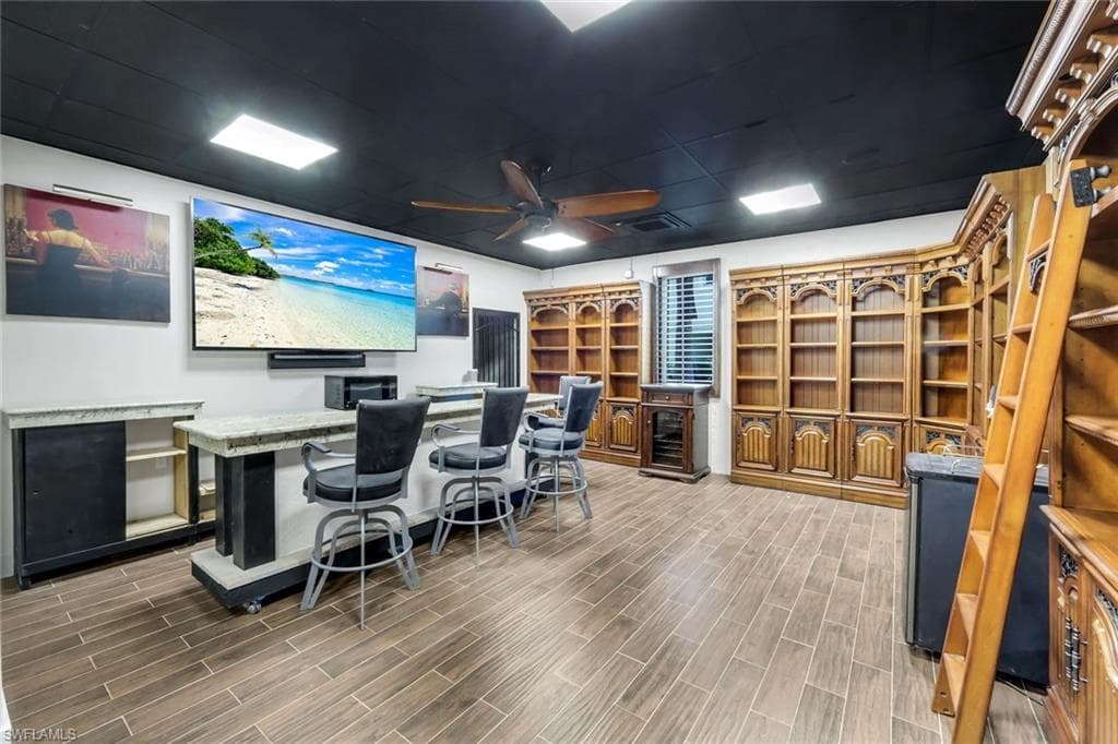 Speakeasy Room/Entertaining Room with private wine room