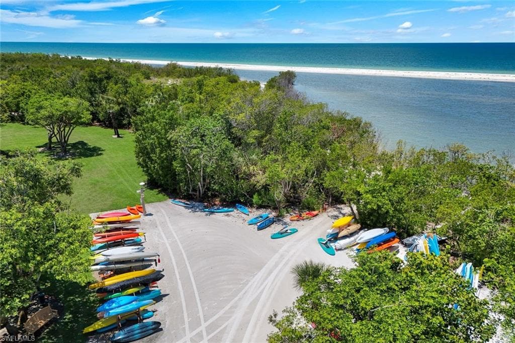 Kayak and Canoe Storage area