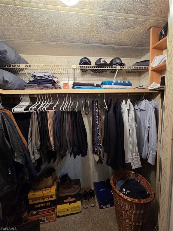 Second walk-in closet in the Primary bedroom