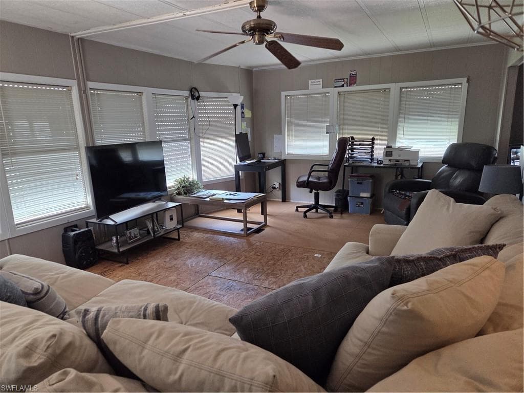 Spacious Family room offers so much space for entertaining!