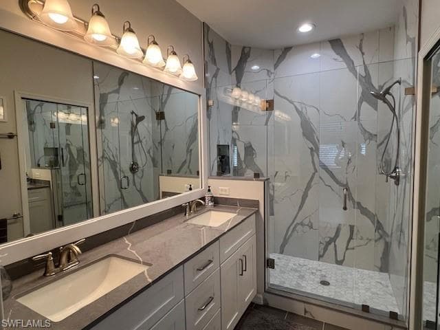 Owners Bathroom - Walk-in Shower, dual sinks, quartz counters