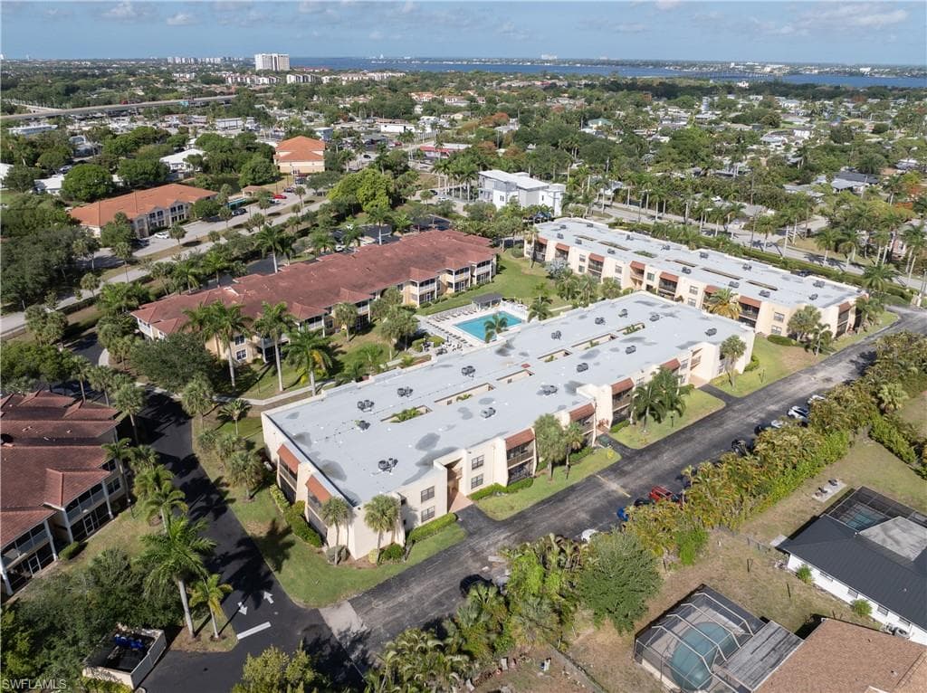 High Aerial view of Complex