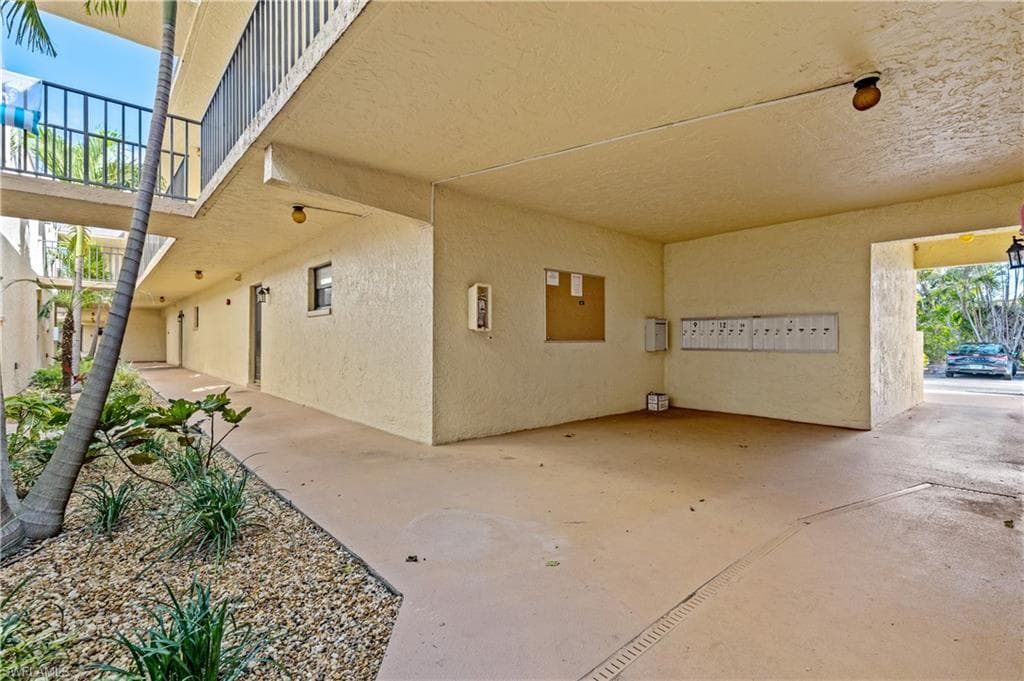 Hallway and mail center